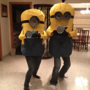 Coolest DIY Minions Despicable Me Couple Halloween Costume