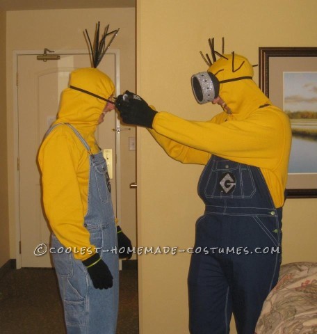 Funny Adult Minions Group Costume