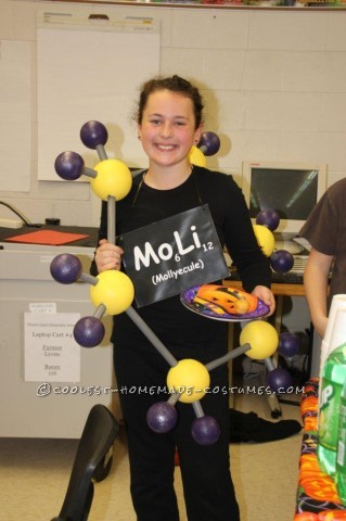 Molly-ecule Costume for Science-Loving 6th Grader Named Molly...