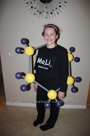 Molly-ecule Costume for Science-Loving 6th Grader Named Molly...