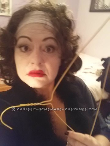 Mommie Dearest Costume (No Wire Hangers Ever!)