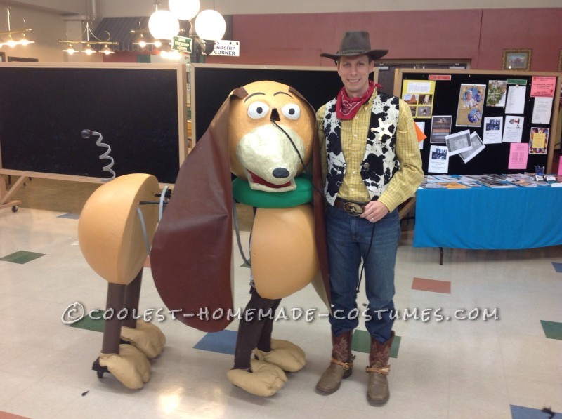 twin toy story dog costume