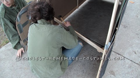 Cardboard Tank: Most Effective Method for Ordering Food from a Drive Thru