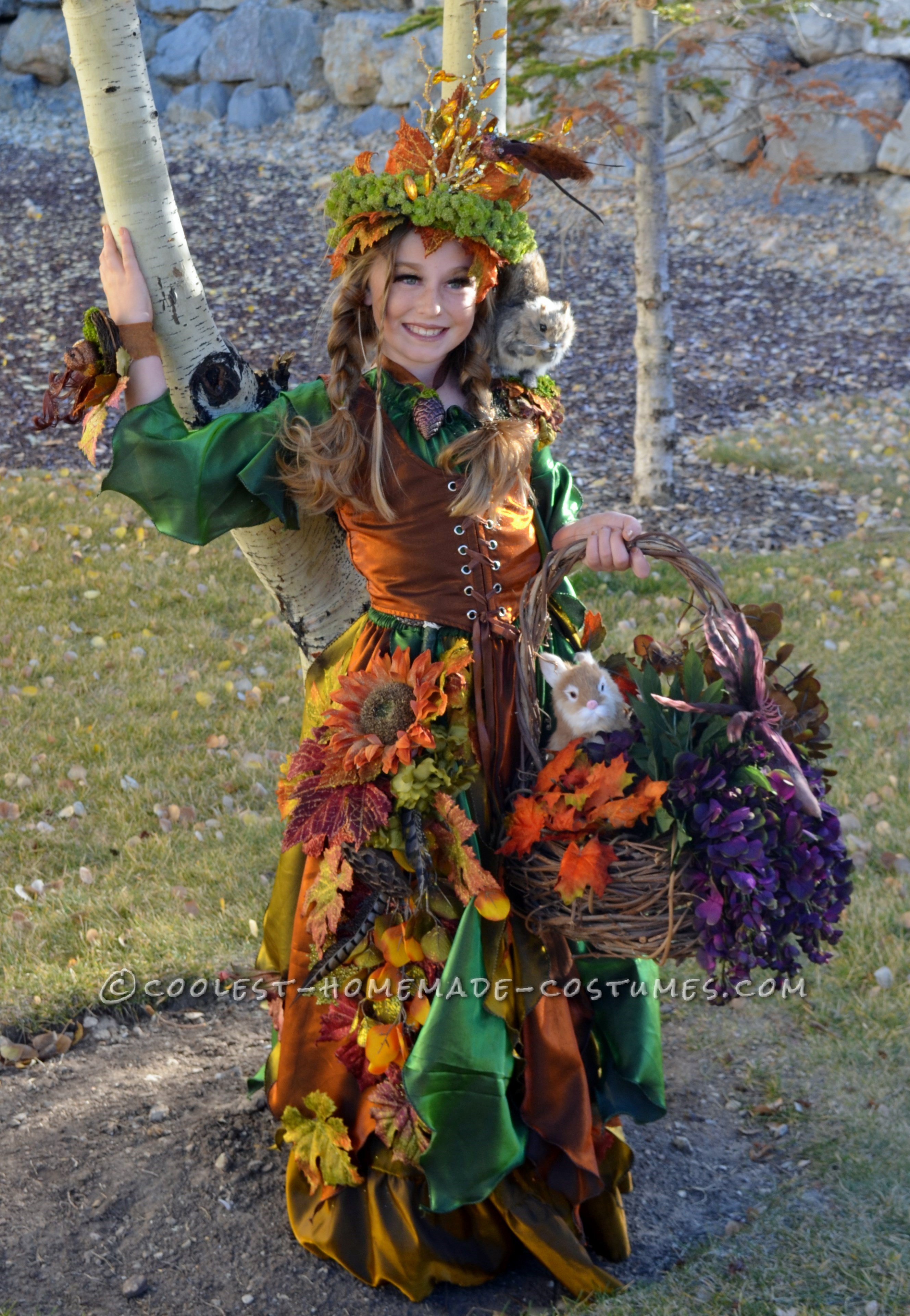 Handmade Mother (Daughter) Nature Costume