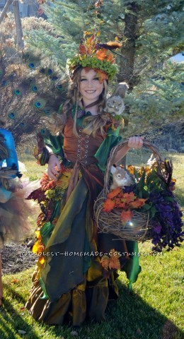 Beautiful Handmade Mother (Daughter) Nature Costume