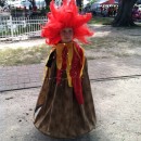 Erupting Mount Vesuvius Costume for a Kindergartener