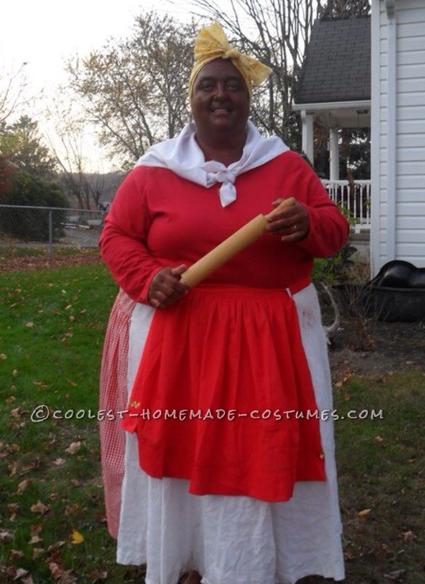 Cool Homemade Aunt Jemima Costume