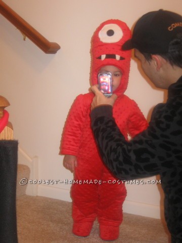 Cool Homemade Muno Toddler Costume from Yo Gabba Gabba