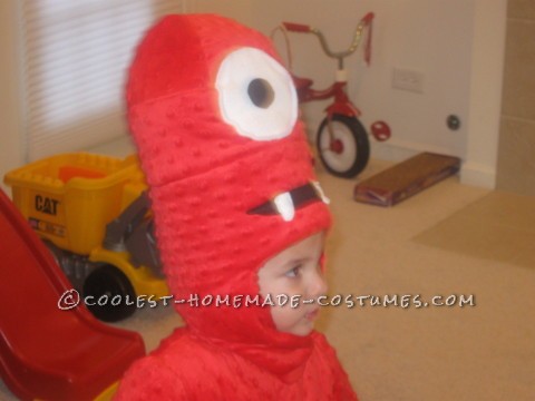 Cool Homemade Muno Toddler Costume from Yo Gabba Gabba