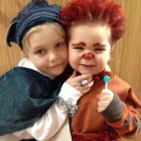 Cool Jack Frost and Heat Miser Child's Couple Costume