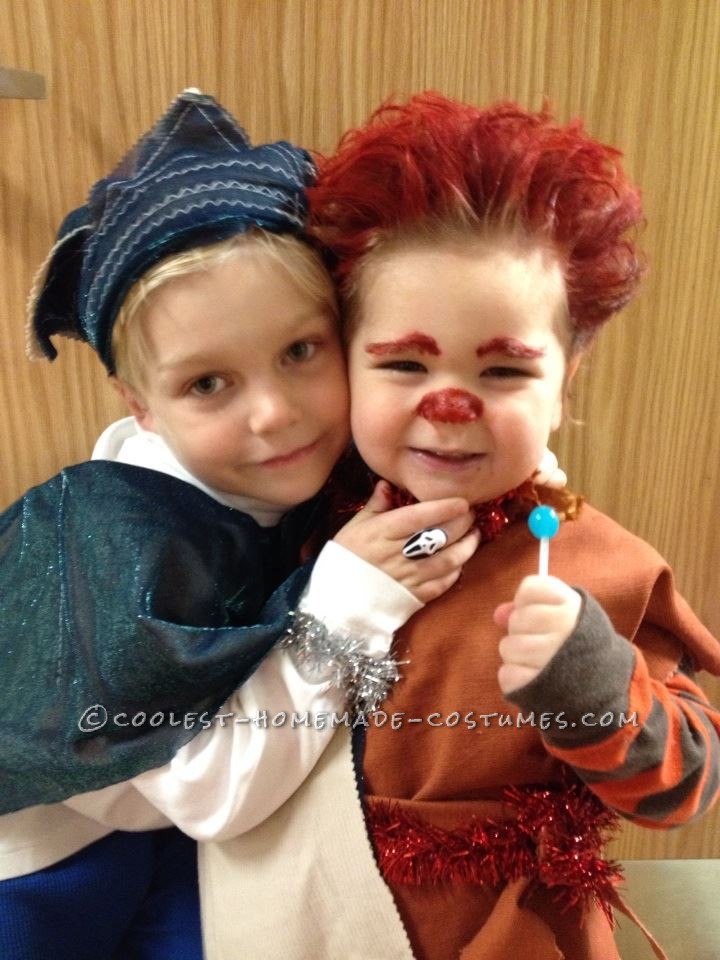 Cool Jack Frost and Heat Miser Child's Couple Costume