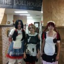 Creepy Doll Costumes in a Creepy Office Dollhouse