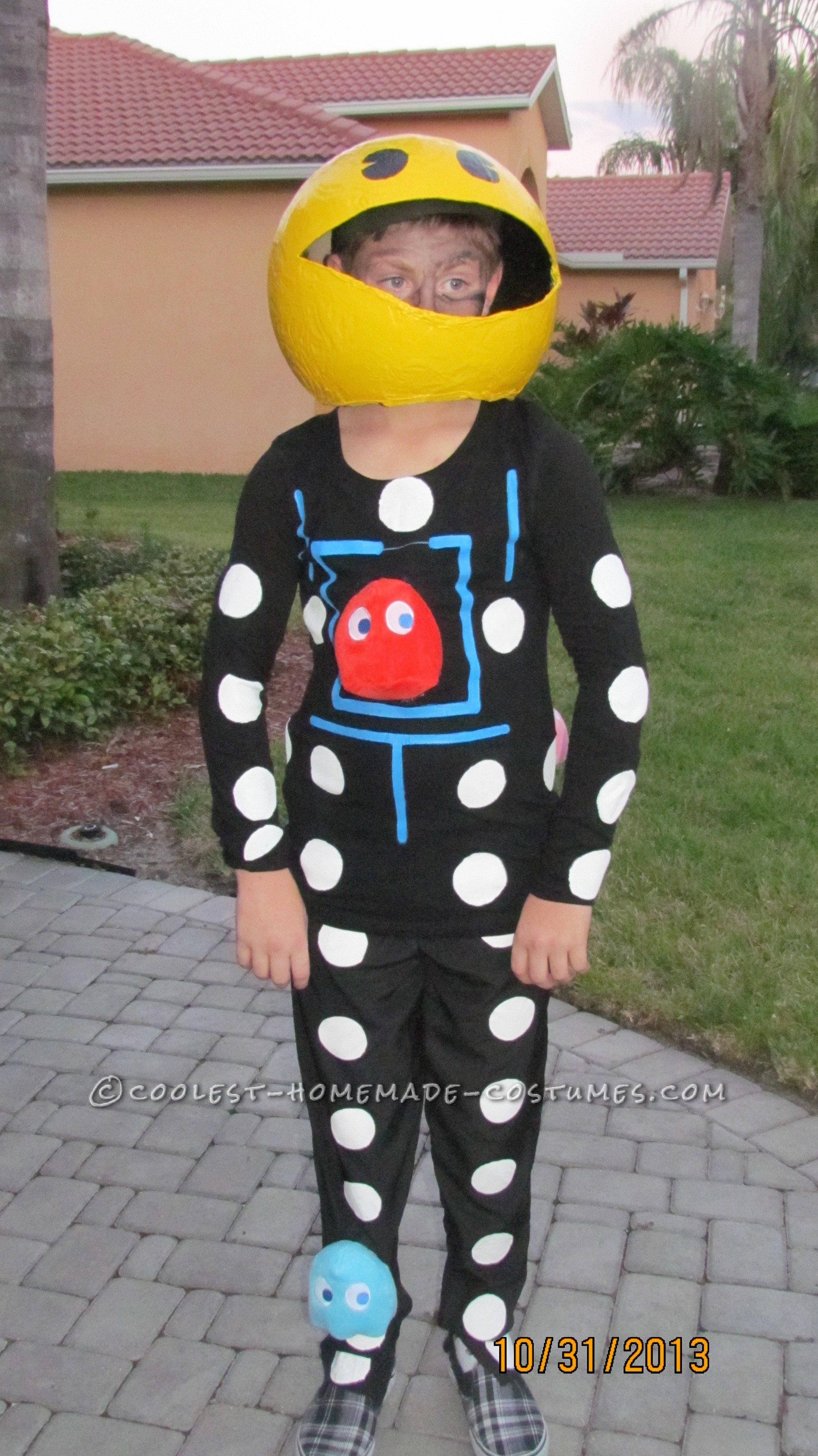 Inexpensive Homemade Pac Man Costume