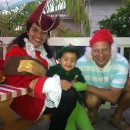 Peter Pan, Mr. Smee and Captain Hook Family Costume