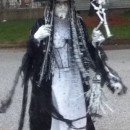 Bodacious Black and White Witch Costume (On a Budget)