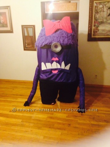 Homemade Girly Purple Minion Costume