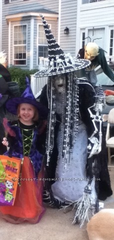 Bodacious Black and White Witch Costume (On a Budget)