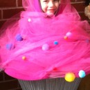 Pink Cupcake Toddler Costume with Sprinkles and a Cherry on Top