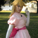 Coolest Homemade Princess Peach Toadstool Costume - All Hand Sewn!