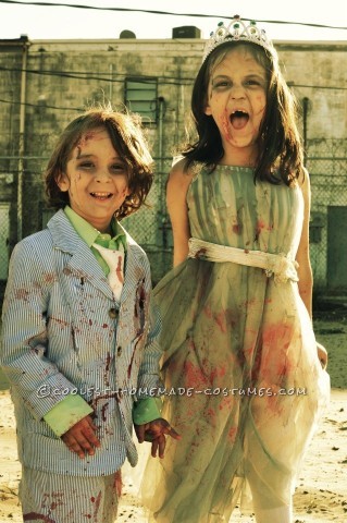 Prom Night Gone Bad Zombie Family Costume