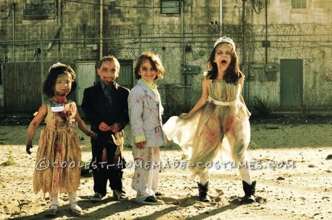 Prom Night Gone Bad Zombie Family Costume