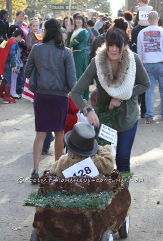 Punxsutawney Phil Groundhog Costume for a Toddler