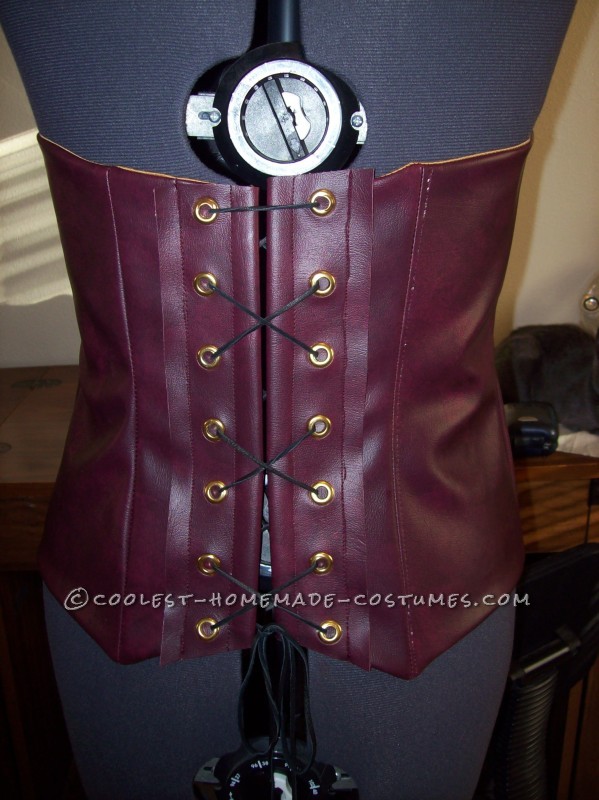 Finished Corset Back