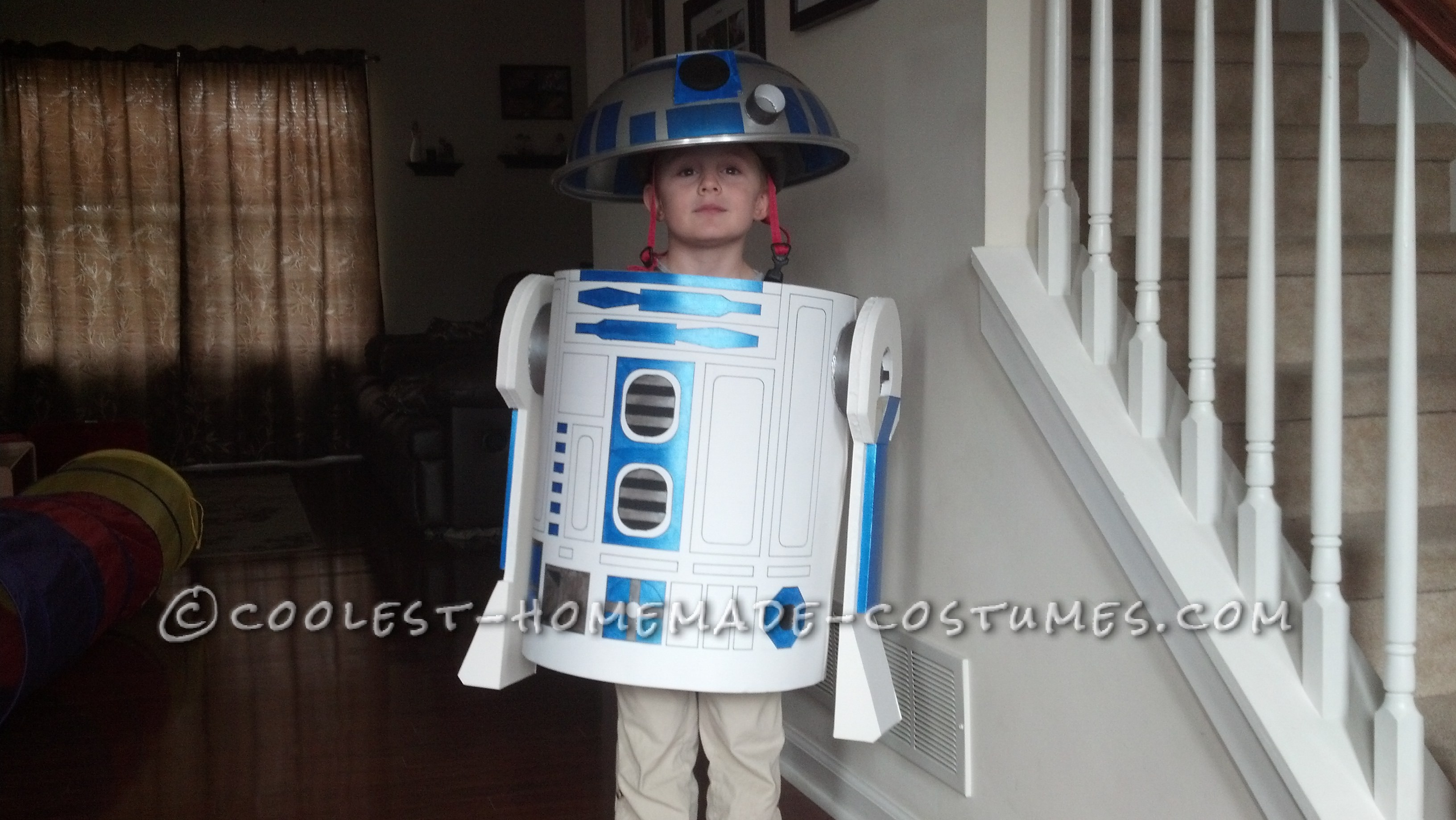 Cool R2-D2 Costume for a Boy