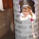 Contest-Winning Rapunzel Halloween Costume for a Girl