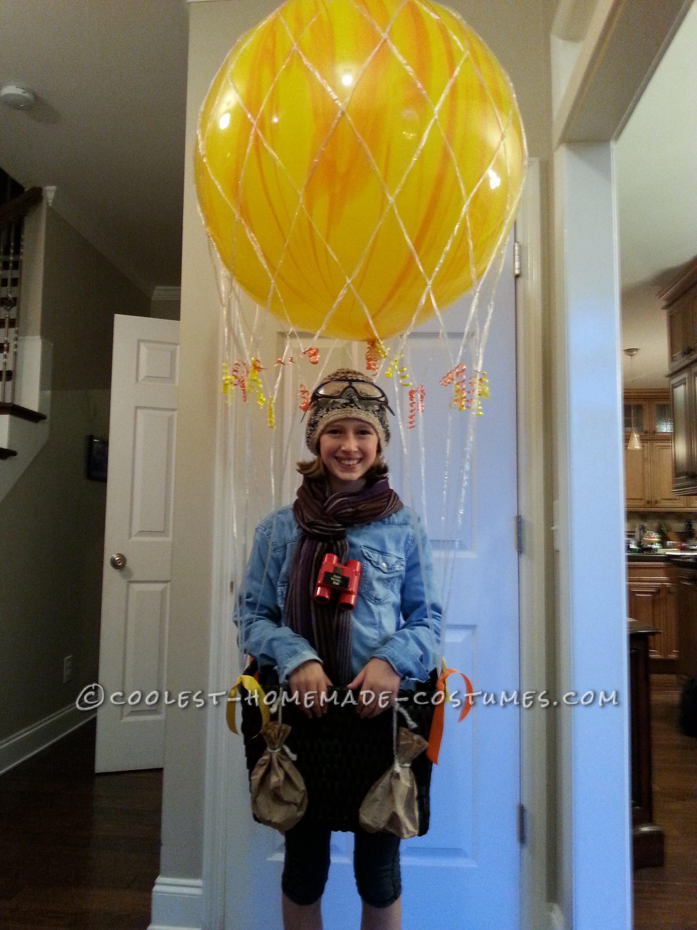 Cool Homemade Hot Air Balloon Costume: Ready for Liftoff