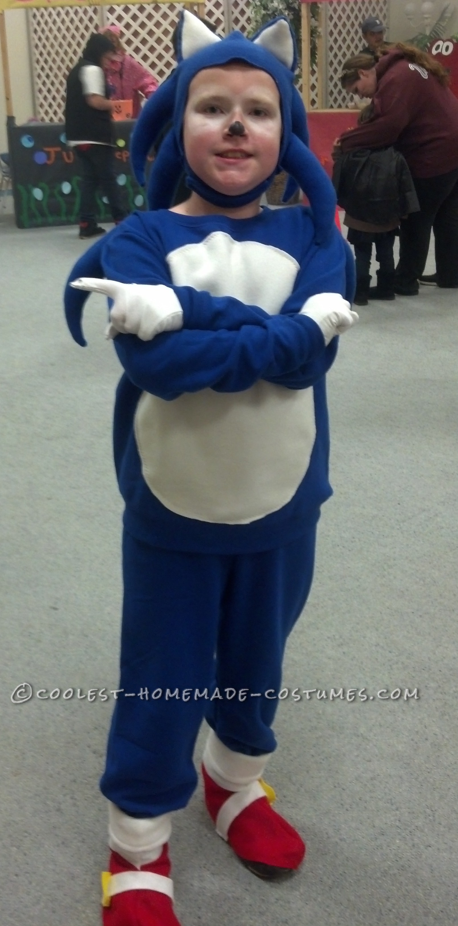 Cool Sonic the Hedgehog DIY Halloween Costume