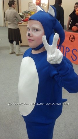 Cool Sonic the Hedgehog DIY Halloween Costume