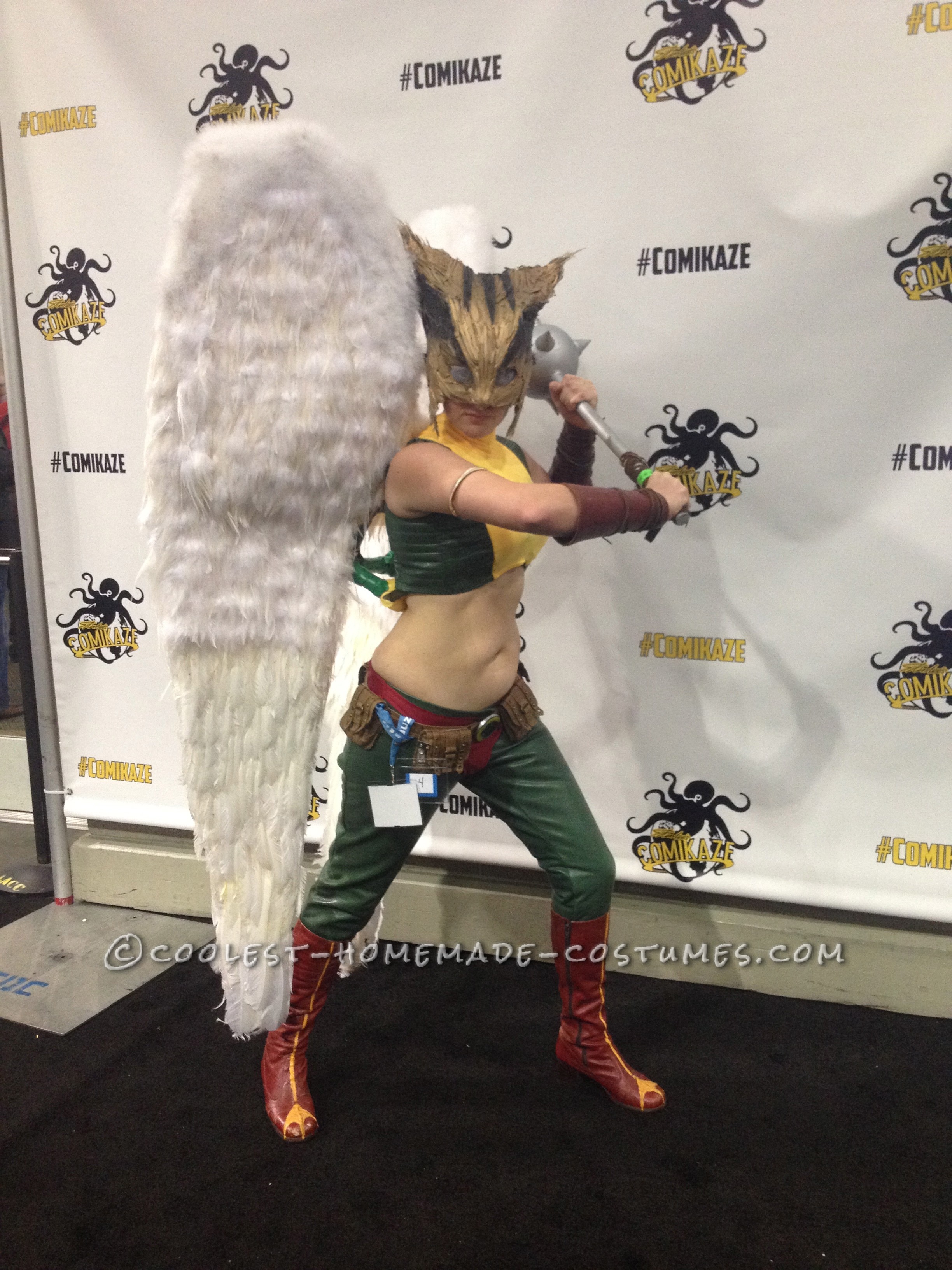 Realistic and Fun Hawkgirl Costume - Made With No Special Tools!