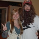 Cool Last-Minute Couple Halloween Costume: Runnin' Forrest and His Girl Jen-nay