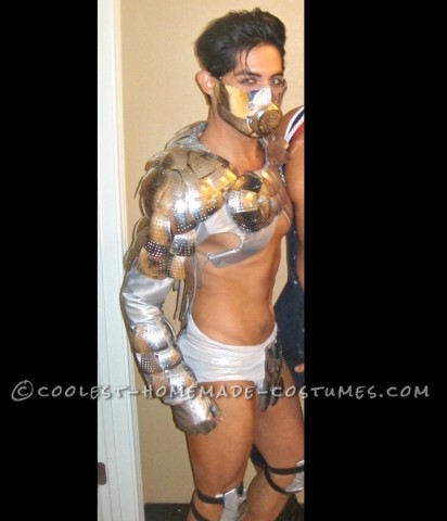 Sexy Metallic Underworld God Costume for a Man