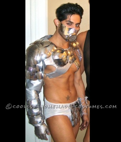 Sexy Metallic Underworld God Costume for a Man