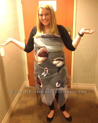 Inexpensive DIY Costume Idea: Sharknado Coming Through!