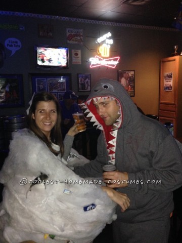 Sharknado and Killer Shark Couple's Costume