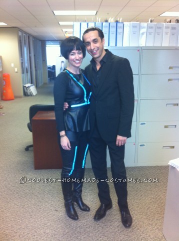 Simple Woman's Tron-Inspired Costume