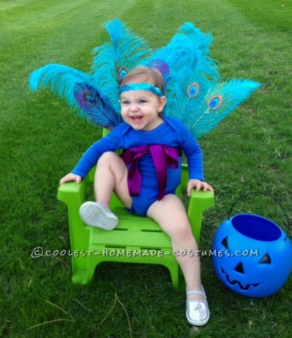 Sparkly Baby Peacock Costume