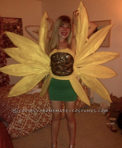 Cool Sunflower Surprise Costume for a Woman