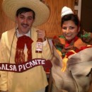 Tapitio Sauce Man and Burrito Girl Couple Costume