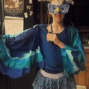 Pretty Blue Bird Costume for a Teen Girl