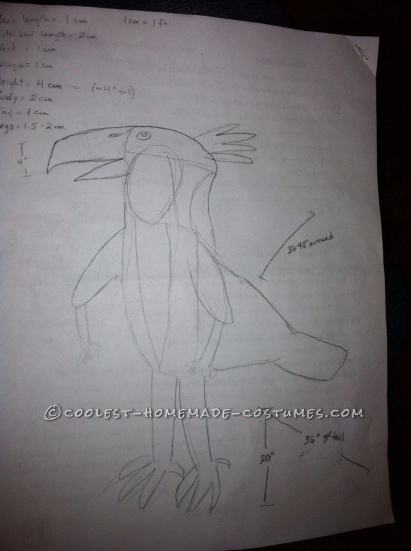 Terror Bird Planning Sketch