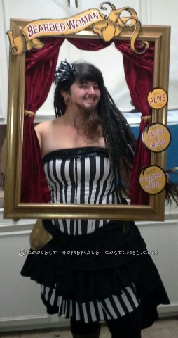 Cool Bearded Lady Costume - Circus Sideshow Performer