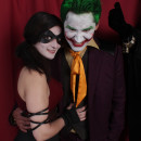 The Comic Joker and his Sexy Lady Harley Quinn Couple Halloween Costume