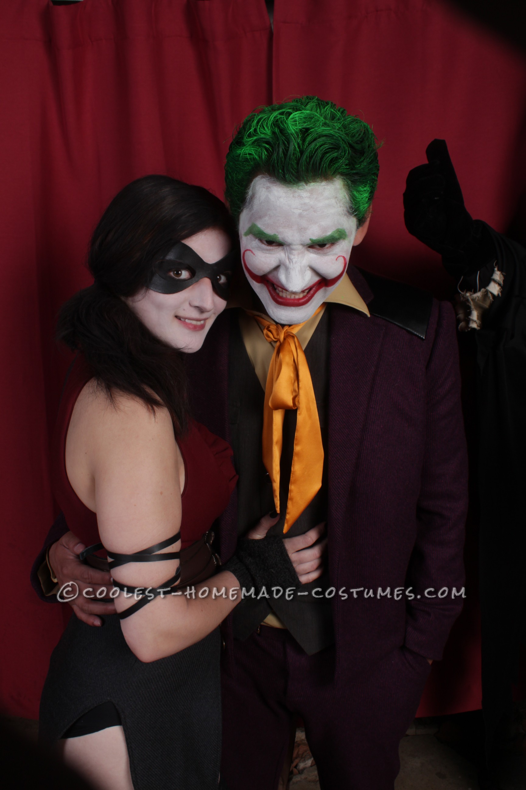 The Comic Joker and his Sexy Lady Harley Quinn Couple Halloween Costume