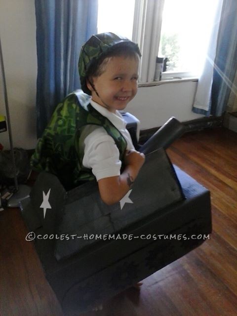 The Cutest Little Army Tank Halloween Costume