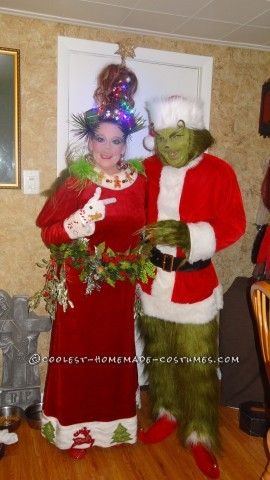 Cool Grinch and Martha May Couple Costume