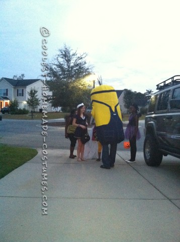 My Husband's Masterful Homemade Minion Costume